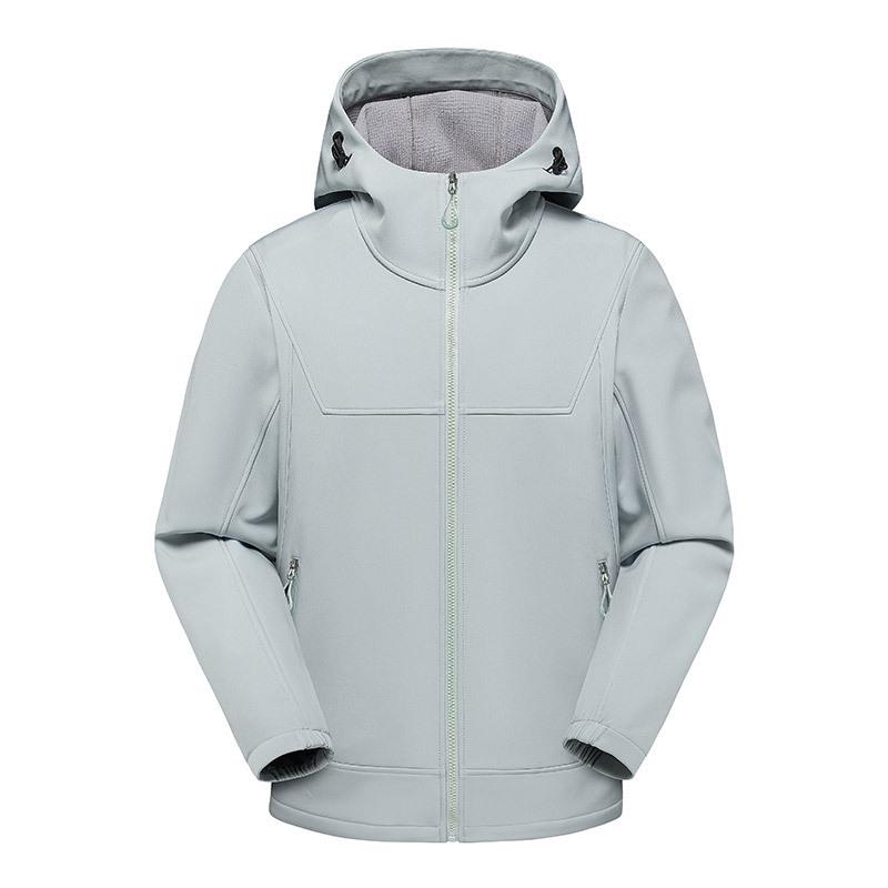 Couples' Hooded Windbreaker: Autumn/Winter Travel, Soft Shell, Windproof, Waterproof, Breathable, Warm, Mountaineering Single Layer.