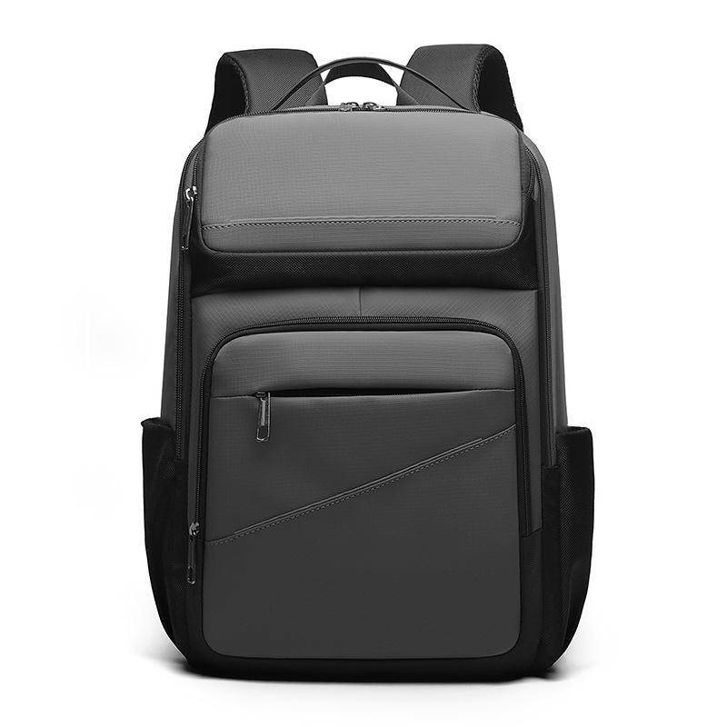 Expandable Waterproof Men's Large Capacity Laptop Backpack for Travel and School