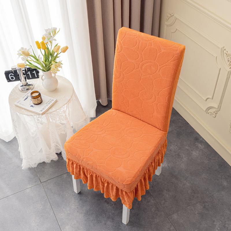 

Four Seasons Universal Chair Cover Seat Dining Table Cover Backrest Cover Integrated Stool Cover Home Use Fabric 42*38*38 cm