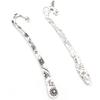5pcs Vintage DIY Bookmark Charms Flower Antique Silver Plated Zinc Alloy Charms Pendant for Bookmarks Metal Jewelry Accessories