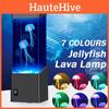 Lava Jellyfish Led Tank Aquarium Lamp 7 Color Changing Night Mood Light Gift