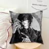 For Slow Damage Towa Pillow cases Organic Linen Pillow Case DoubleSided Print Cushion Cover for Sofa Home Decor Gift