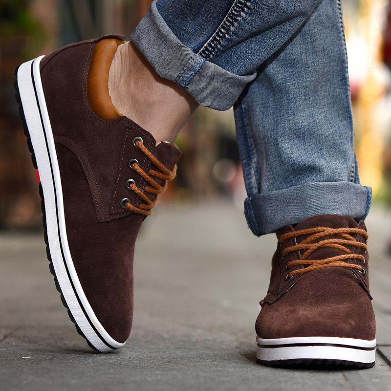 Heightening Shoes Elevator Shoes Height Increase Shoes Men Height Increase Insole 6CM Men Sneakers Sport Black Shoes