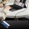 USB-A - USB-C cable with organizer and magnetic holder 1.2m - gray