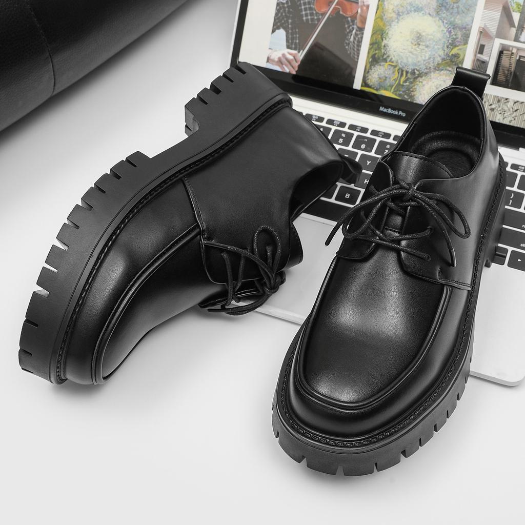 Low-top Round Head Spot Solid Color Men's Casual Single Shoes Men's Shoes 8053-J