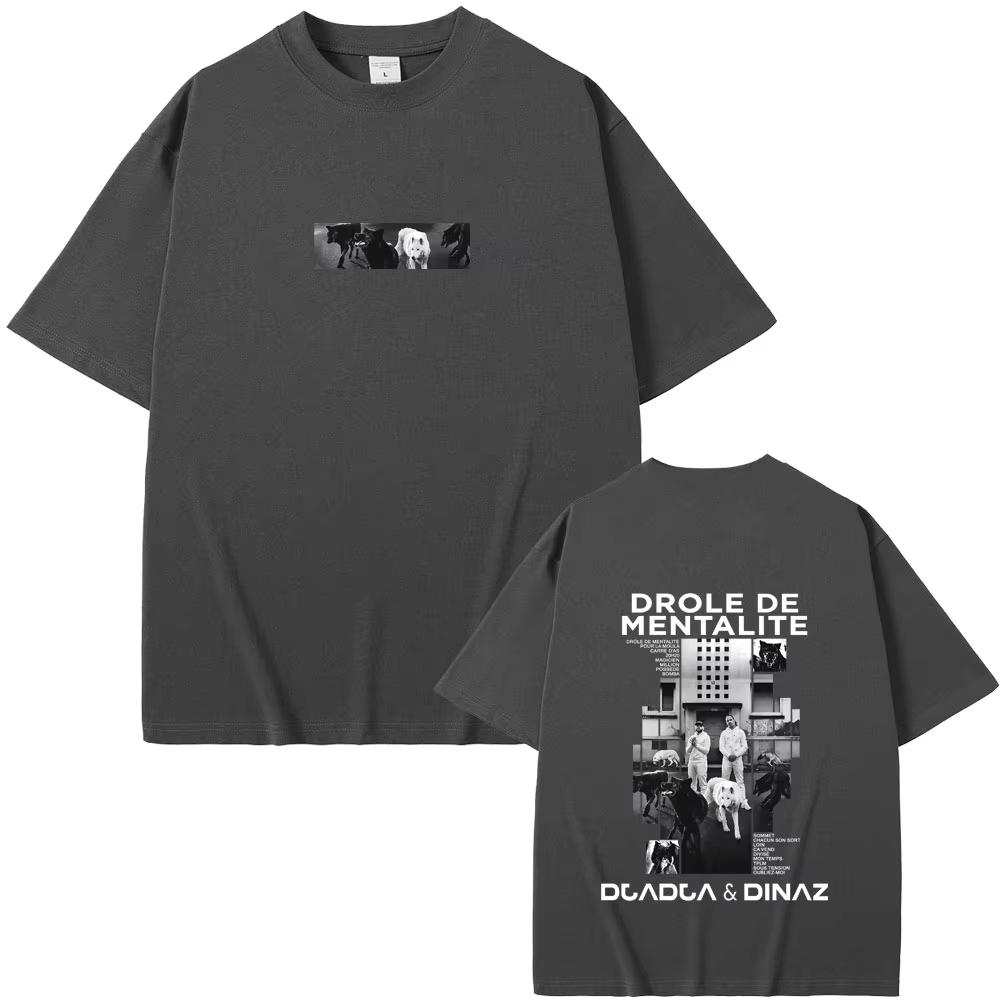 Rapper Djadja Album T-shirts Men Women Fashion Oversized T Shirts Man Vintage Casual Soft Cotton Tees