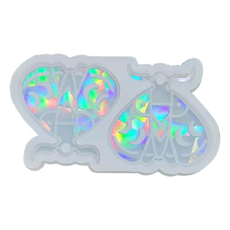 

DIY Butterfly Shaped Earring Silicone Mold Crystal Epoxy Resin Casting Molds 1 белый