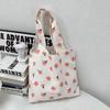 Spring & Summer Floral Canvas Tote - Large Capacity Shoulder Handbag for Women & Students