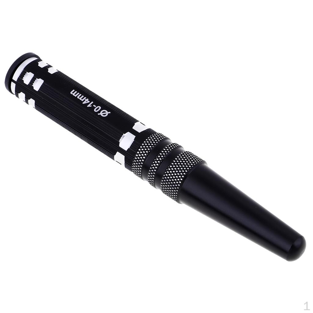 

0-14mm Expansion Hole Opener DIY Tool for RC Car Model Body чорний