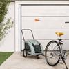 VidaXL Pet Bicycle Trailer Grey, Bicycle Trailer,,, Dog Bicycle Trailer 93979