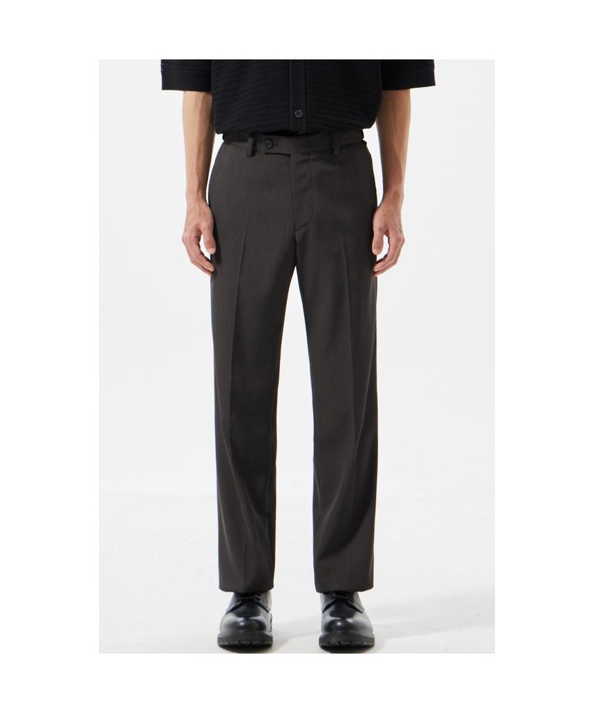 Keoseuuteommellou Dark Gray Slim Fit Setup Pants Cwpam25404Gyd