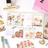Adorable Cartoon PET Stickers for Kids' Journals and DIY Projects