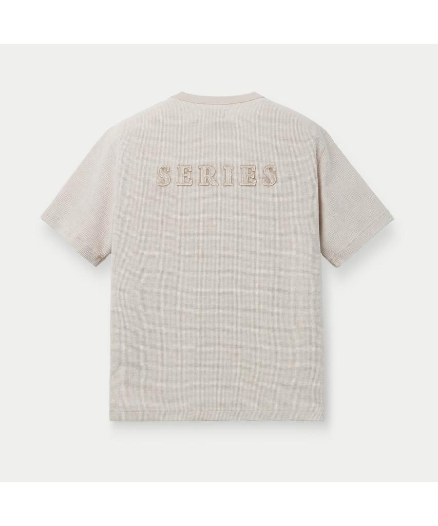 Silijeu Dyed Waffle Short Sleeve T-Shirt Satam26522Bex