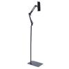 Tablet Floor Stand Floor Standing Mobile Phone Holder Tripod Stand 360° Rotating Mount Height Adjustable Ipad Floor Stand