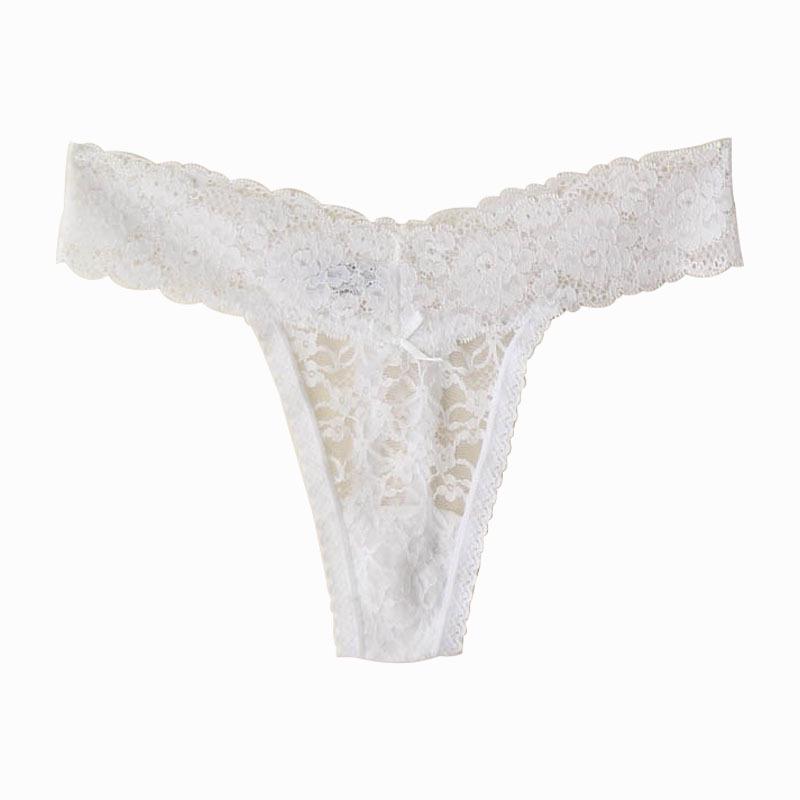Sexy Lace Underwear for Women Traceless Low Waist T-panties Plus Size High Elasticity Thong
