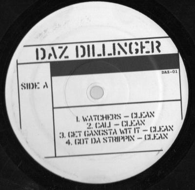 Vinyle 12 pouces DAZ DILLINGER - Watchers DAZ01 Sans Label Non Japonais Rap & Hip-Hop/R&B Occasion