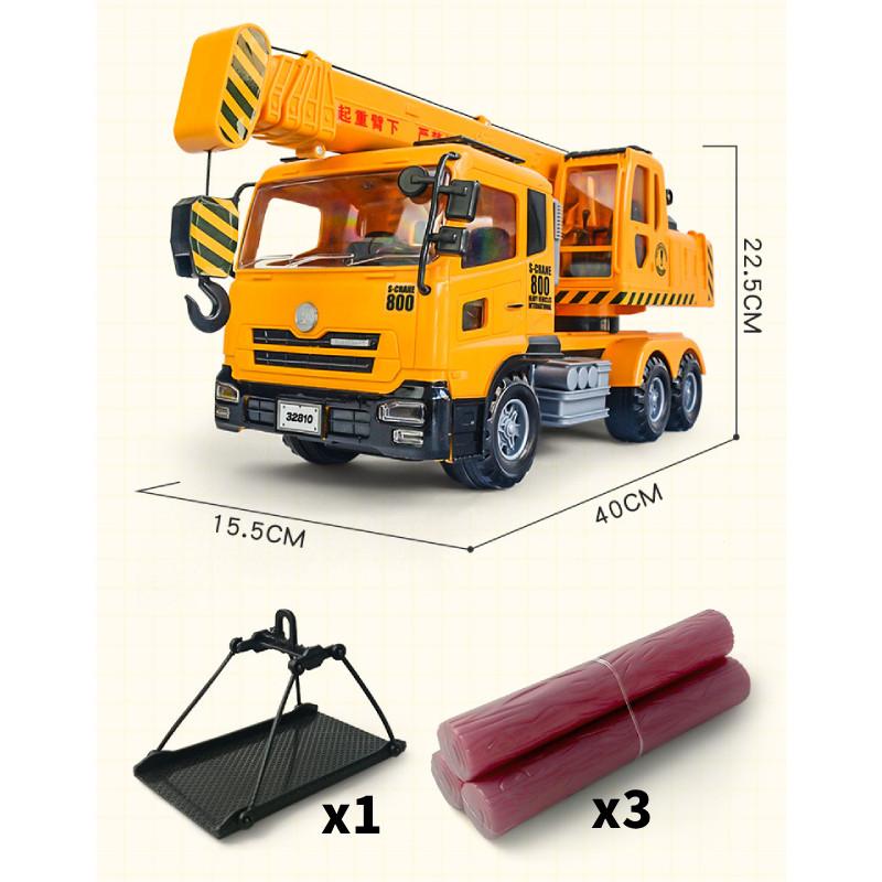 

Kids Engineering Car With Large Crane And Inertia Function For Learning Play