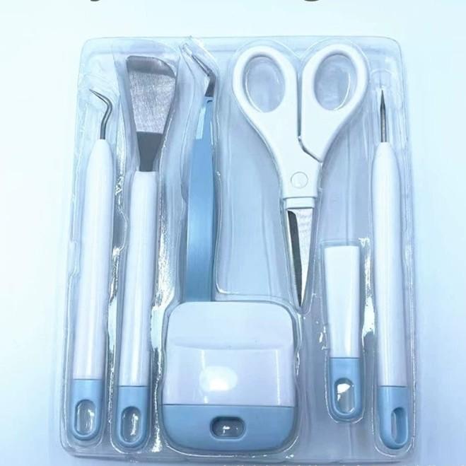 Vinyl Weeding Tool Set Craft Tools Scraper Tweezers for Cricut Cutting Machine DIY Sticker Scrapbooking Handmade Craft Supplies