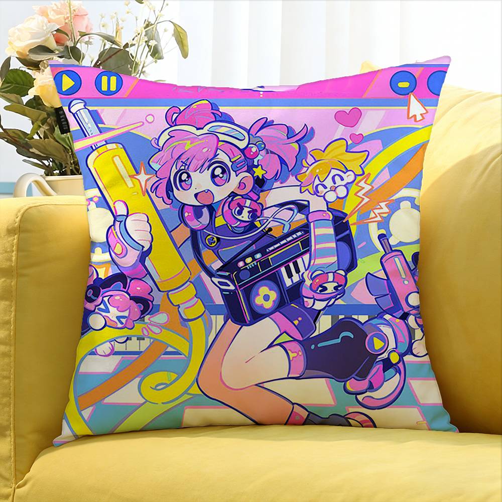 Game Marija Rin Muse Dash   Various Sizes Square Pillow Case For Car Home Bedchamber Decor