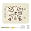 Silicone Baking Mat Foldable Pastry Rolling Pad with Measurement Marks Non-Stick Heat Resistant Kneading Dough Mat
