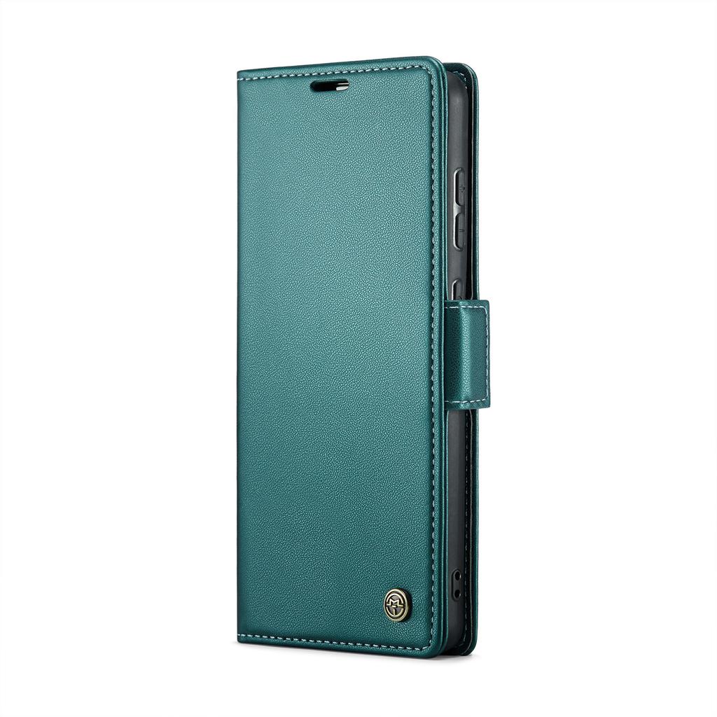 For Oppo Reno12 F 5G Leather Case CASEME 023 RFID Blocking 3 Card Slot Mobile Cover