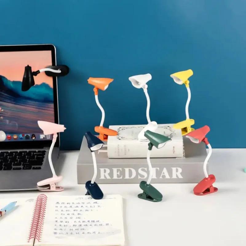 Mini Book Light Foldable LED Table Desk Book Reading Lamp for Home Room Computer Notebook Laptop Night Lights Eye Protections