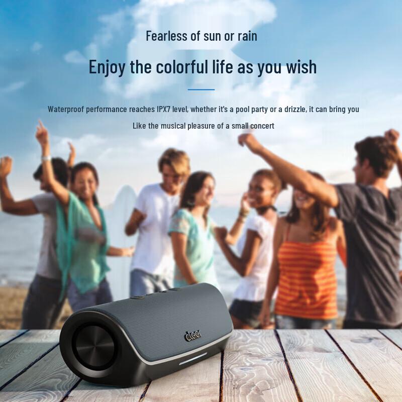 cleer STAGE Outdoor Portable Bluetooth Speaker