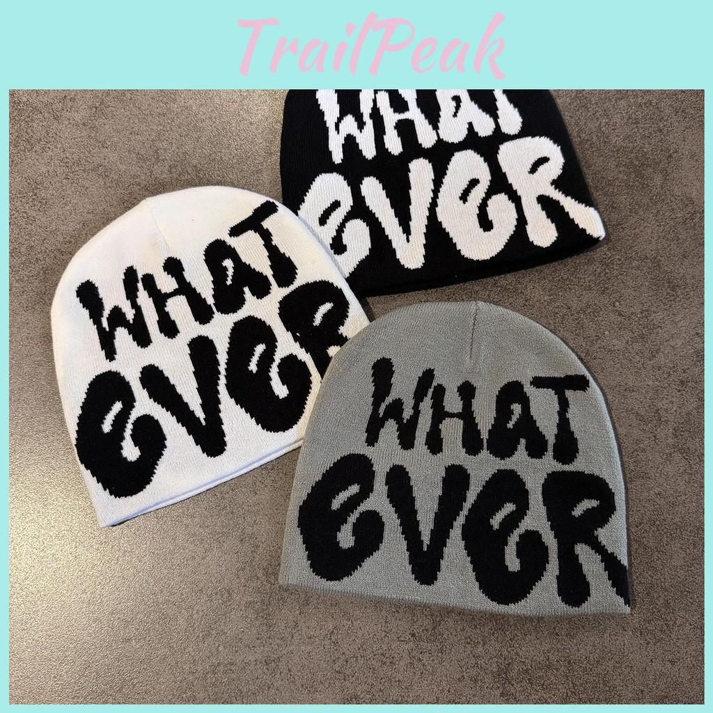 What Lettered Ever Knit Cap Unisex Cold Weather Outdoor Sport Daily Travel Wear