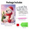 Christmas Pearl Painting Kit Handmade DIY Polar Bear And Tree Home Decoration Painting