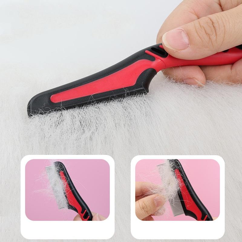 Pet Grooming Comb For Cats And Dogs Effective Flea Removal And Tangle-free Coat