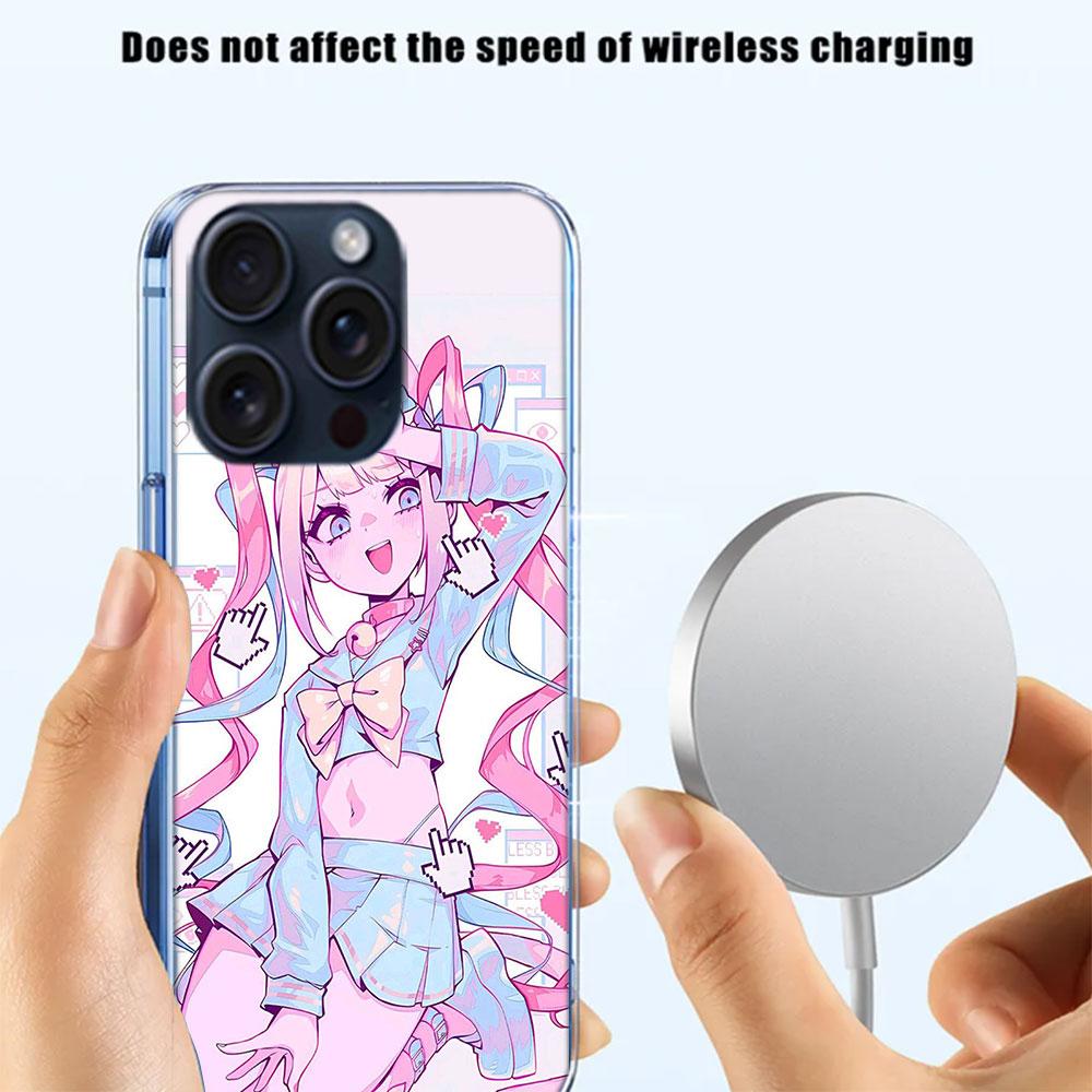 Needy Girl Streamer Overload Clear Phone Case For Iphone 17 Air 16 Pro Max 15 Pro 14 Plus 17E 16E 11 13 12 Mini Cover Cases Fund