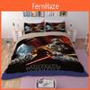 Star Wars Druckfolie Bettbezug Decke Steppdecke Bettwäsche-Set Mit Passenden Kissenbezügen Für Elegante Kinderzimmer-Dekoration