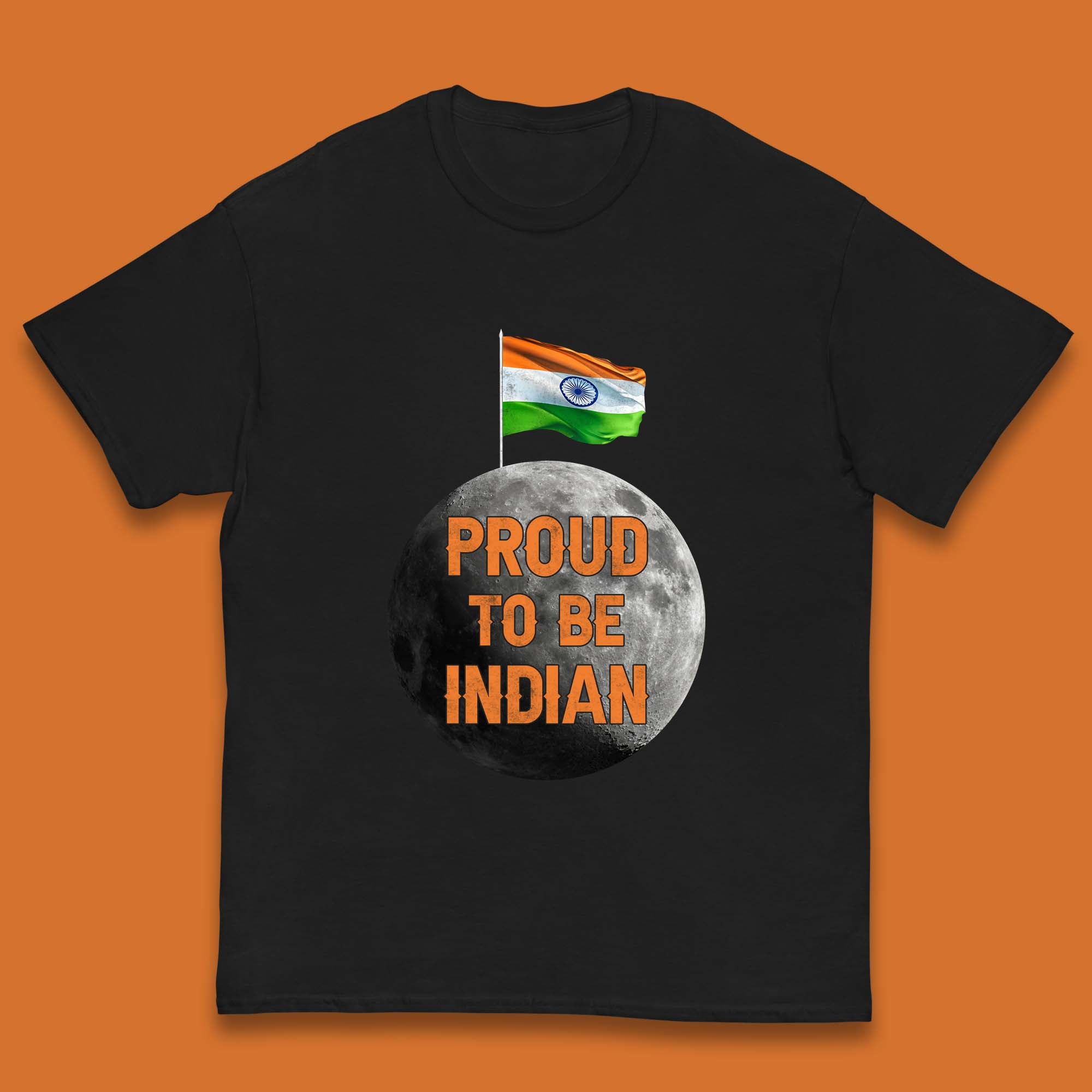 Proud To Be Indian Soft Landing To The Moon Chandrayaan-3 India On The Moon Kids T Shirt 160