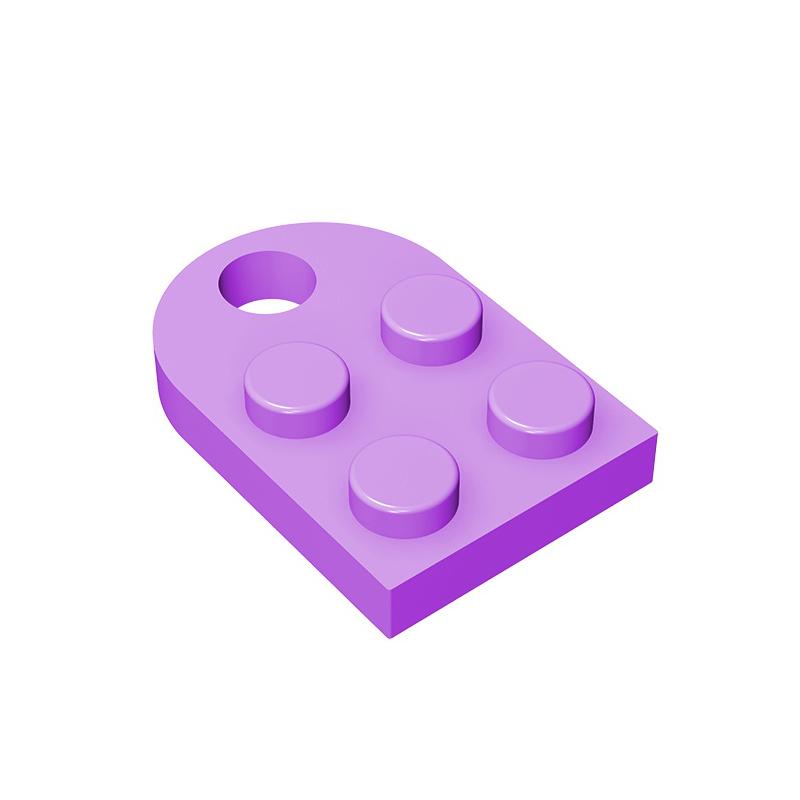 50PCS 3176 Plate Modified 2 x 3 with Hole Bricks Toys For Technical MOC Buildings Blocks Compatible High-Tech Gift