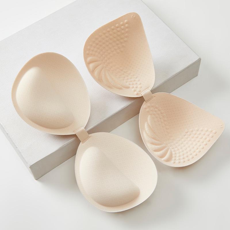 Soutien-gorge confortable sans coutures: Améliore les petits seins, respirant, rembourrage épais, sans anneau en acier, coupe froncée