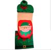 3pcs Santa Claus Toilet Cover With Foot Pad And Water Tank Cover+Tissue Cover Toilet Decoration Set Bathroom Decoration