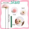 5/10 Stück Pfingstrose Künstliche Blumenstrauß 20CM Kunstblumen für Heimzimmerdeko Garten Hochzeitsdekoration DIY Vase Pflanzenornament