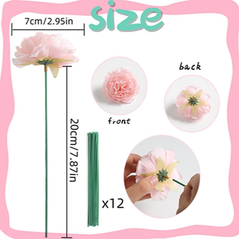5/10 Stück Pfingstrose Künstliche Blumenstrauß 20CM Kunstblumen für Heimzimmerdeko Garten Hochzeitsdekoration DIY Vase Pflanzenornament