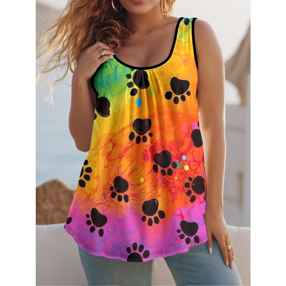 Plus Size Women s Summer Sleeveless Vest S