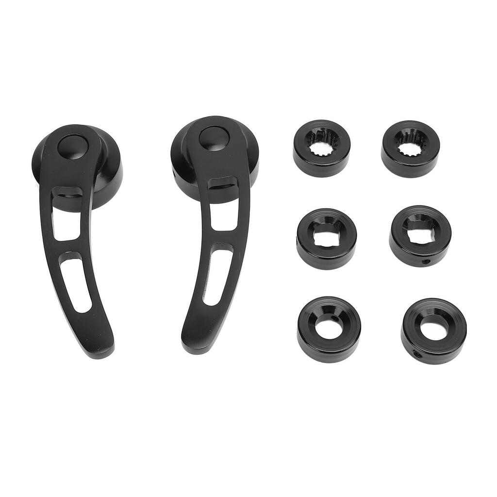 Black Billet Aluminum 4 14in Door Handle Kit Vintage Door Handle Set Exterior Door Handles