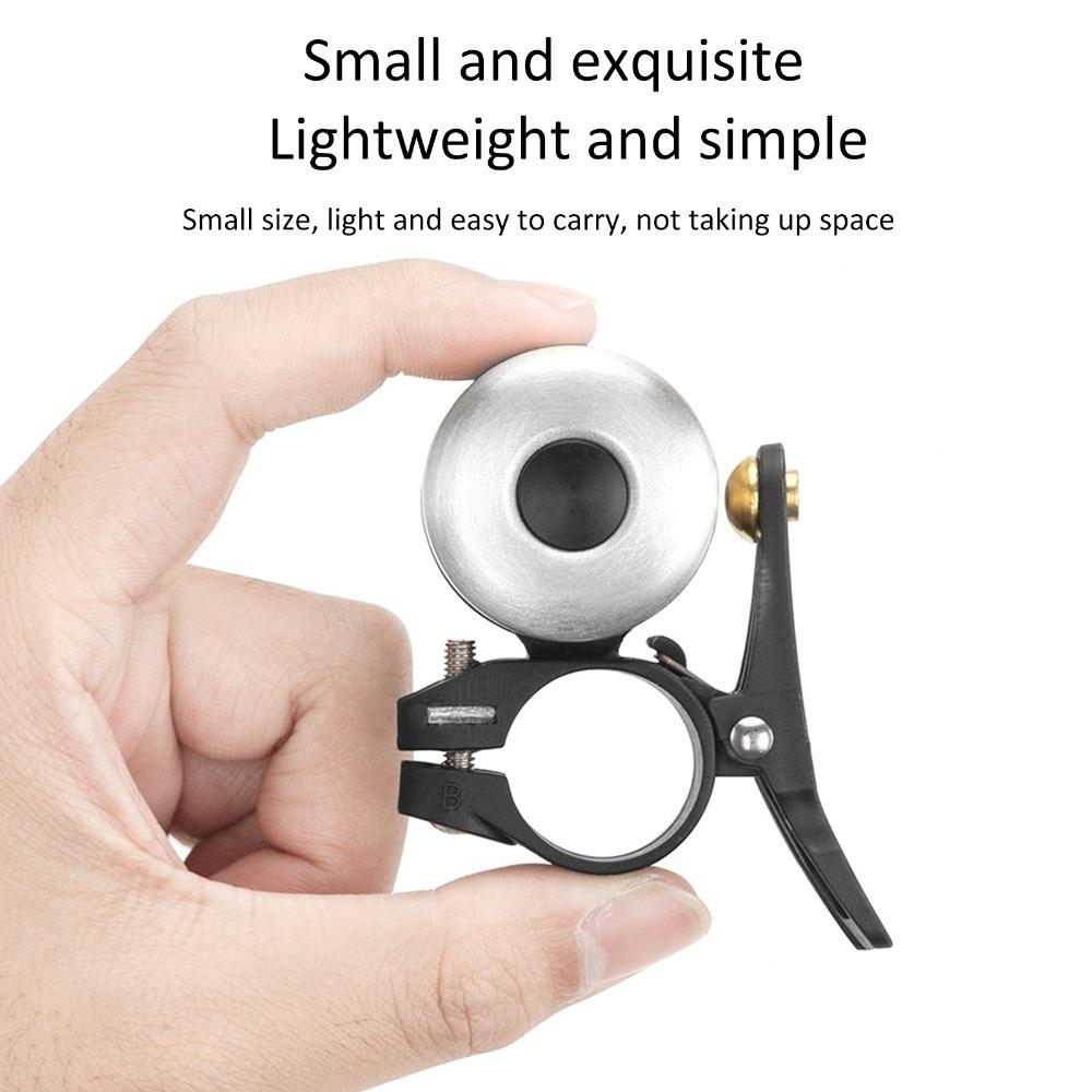 Dual Chime Bicycle Bell for 21-23mm Handlebar Bike Horn Portable Bike Bell Mountain Bikes