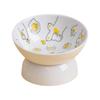 Ceramic Raised Pet Feeder Feeding Station Dog Bowl Stable Cat Dish Water Elevated