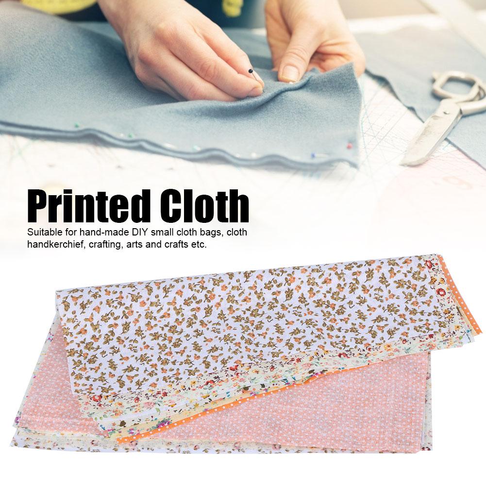 2 Beutel Baumwollstoff DIY Bedruckter Stoff Näh Quiltstoffe für Handarbeiten