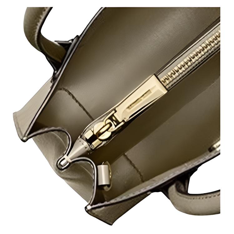 Michael Kors Mercer Solid Lock Leather Accordion Crossbody Shoulder Bag Medium Women Bags Army-Green 30S0GM9M6L-ARMY-GREEN