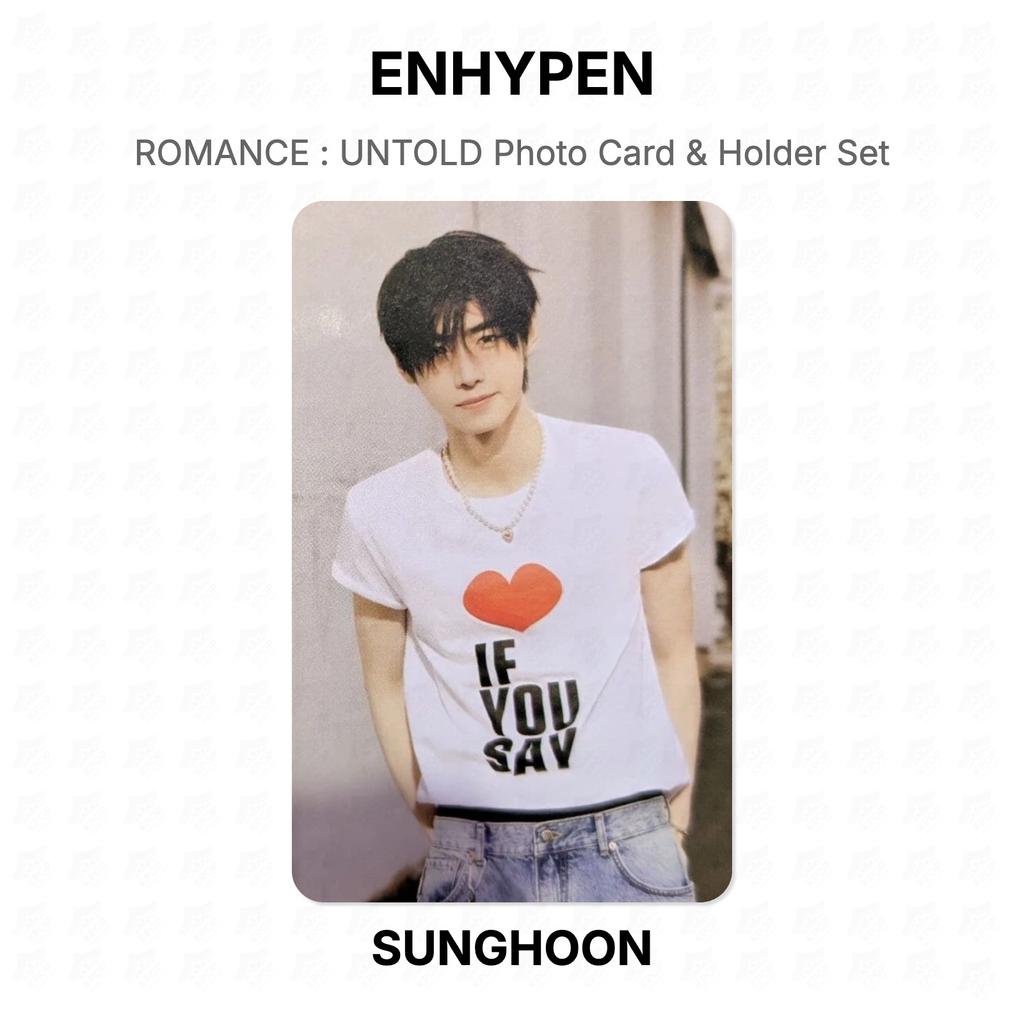 ENHYPEN ROMANCE : UNTOLD Photo Card & Holder Set Official Photocard