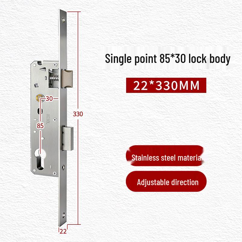 Smart Stainless Steel Fingerprint Lock - Broken Bridge Aluminum, Single/Multi-Point, Alloy Door Lock (8535, 8520, 8530)