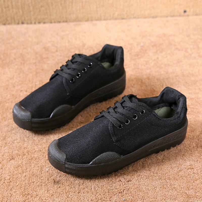 High-Top Yellow Canvas Labor Shoes: Unisex Spring/Autumn Outdoor Rubber Work Footwear