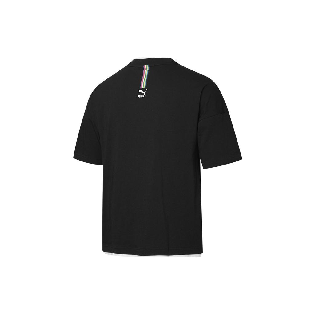 PUMA Set-in Sleeve T-Shirt Unisex Black 532257-01