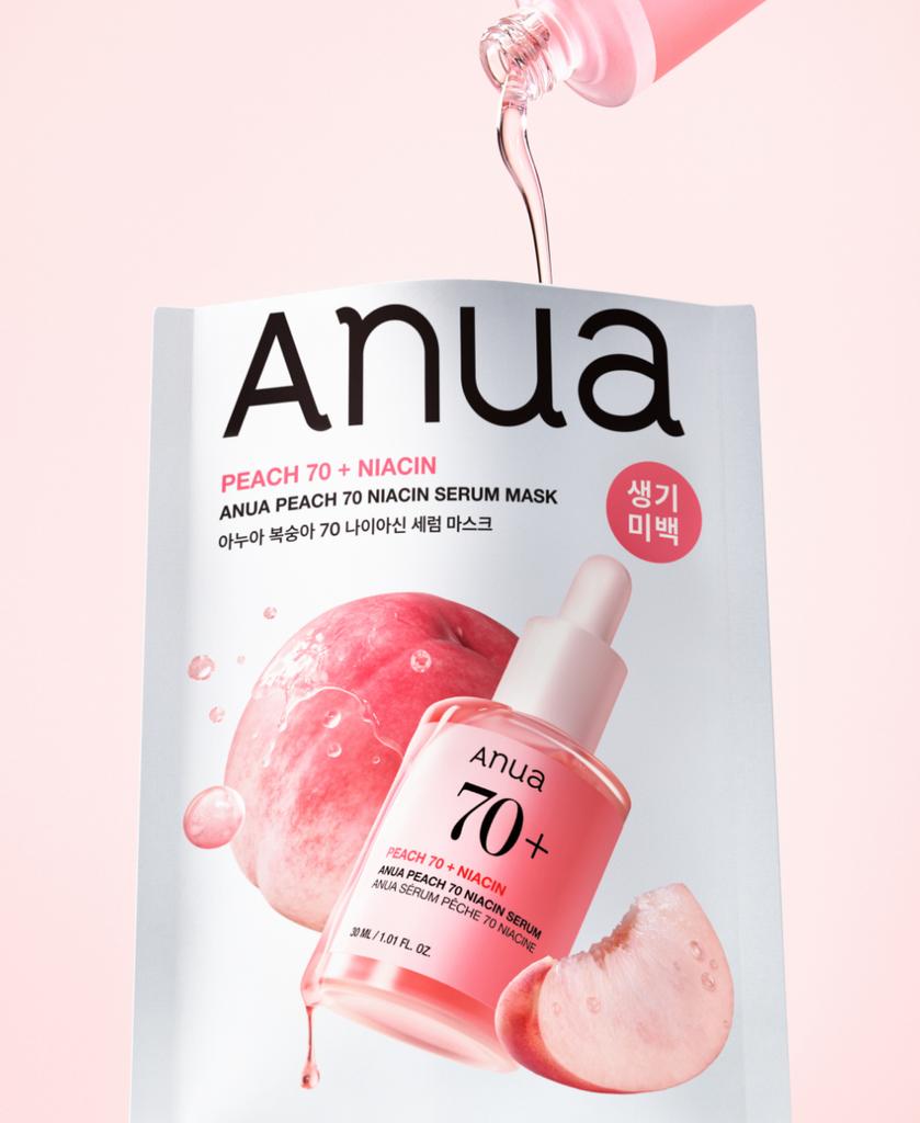 Anua Peach 70 Niacinamide Serum Mask 25ml