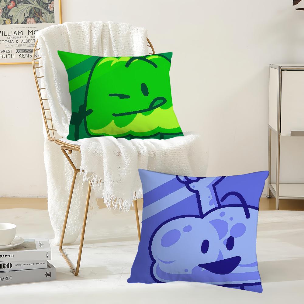 Hot Cartoon BFDI Battle For DDream Island Pillow Case Suitable For Bedrooms Living Rooms Cars Home Decoration